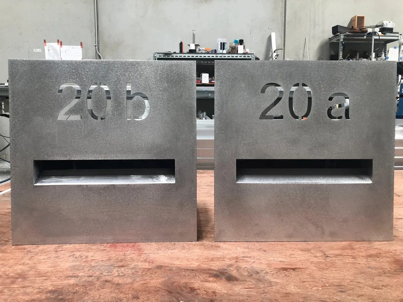 Aluminium custom letterbox