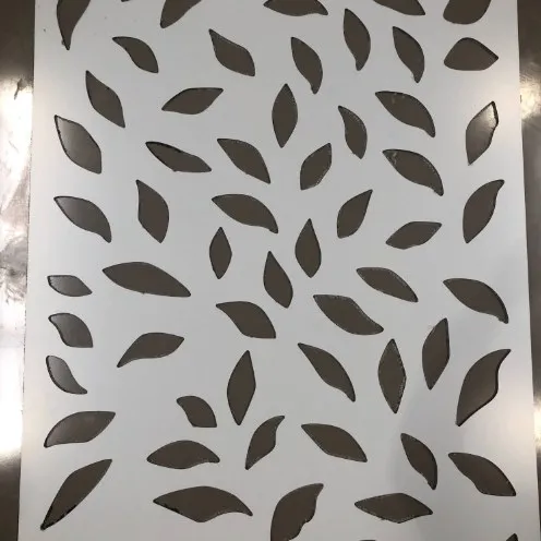 Decorative screen – leaf